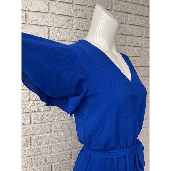 Enfocus Studio Flutter Sleeve Jumpsuit Size 4 - Picture 5 of 6
